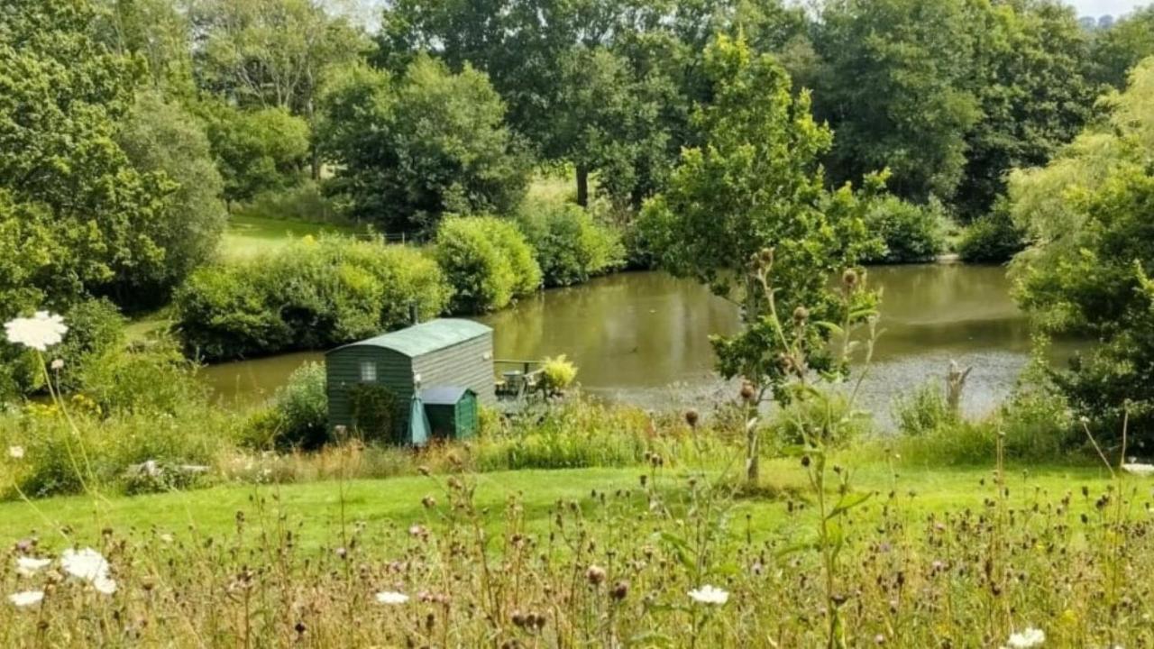 Snug & Secluded Lakeside Shepherds Hut 'Carp' Uckfield Exteriör bild